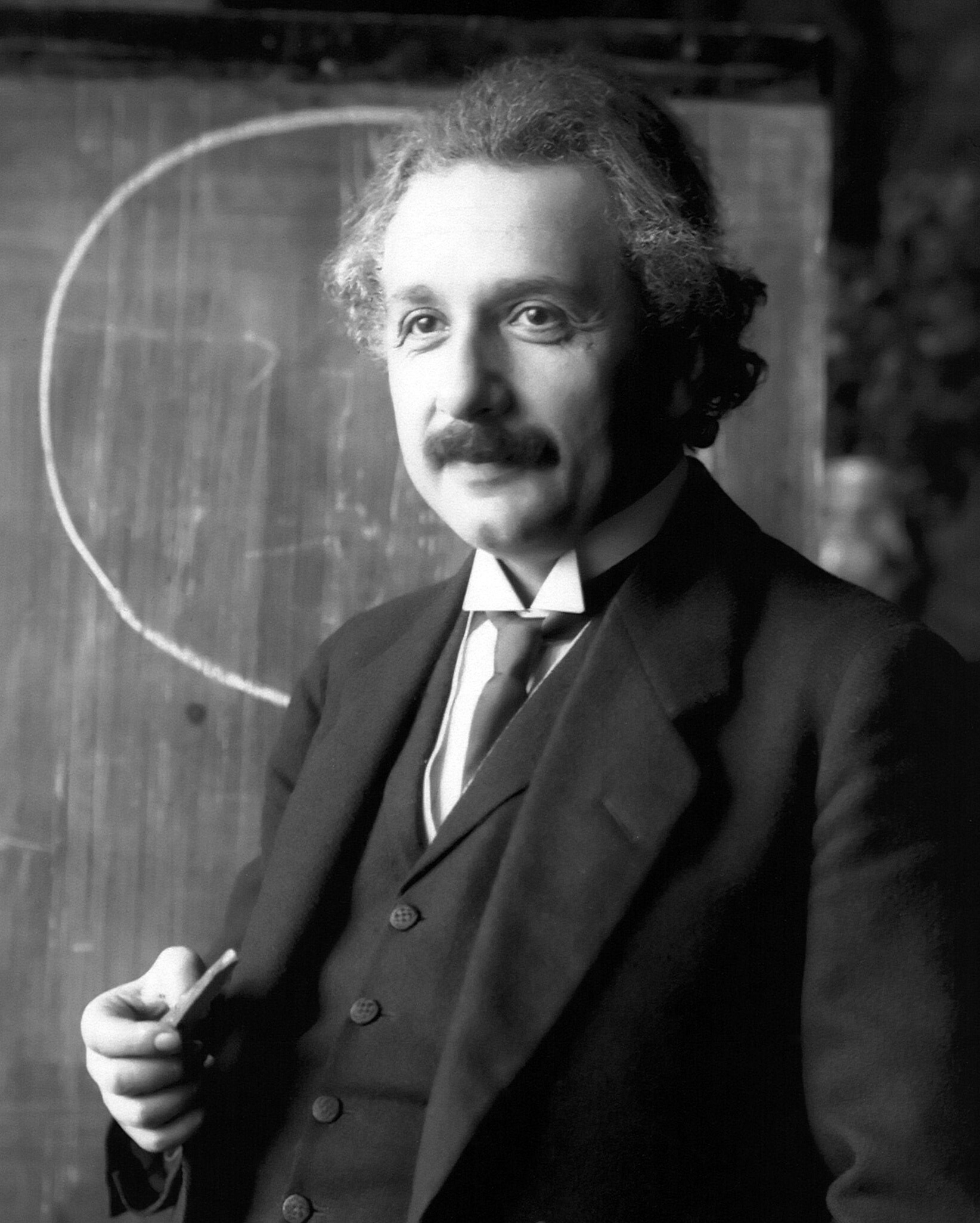 Albert Einstein in 1921, who published special relativity in 1905