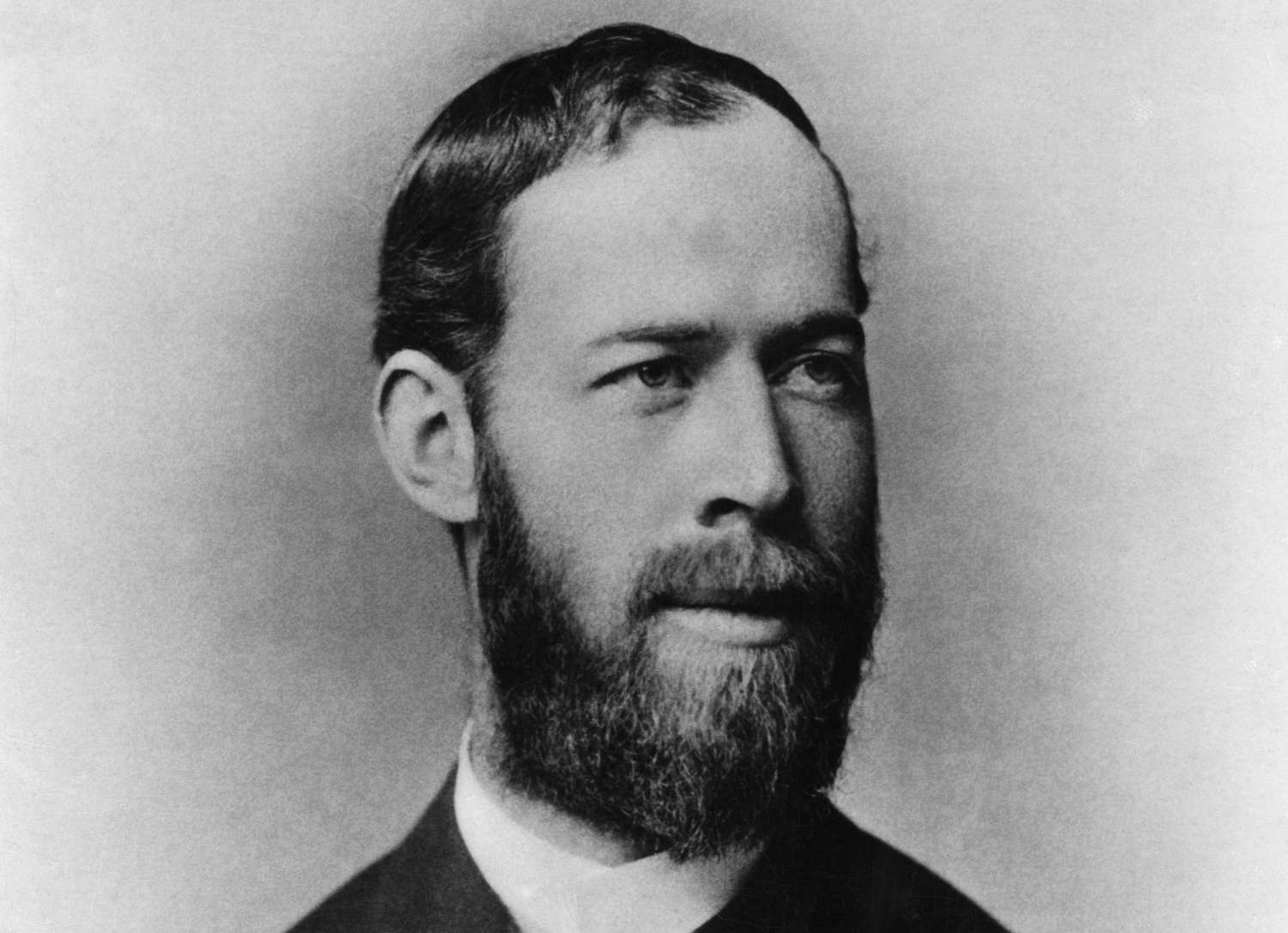 Portrait of Heinrich Hertz, the physicist after whom the unit of frequency is named