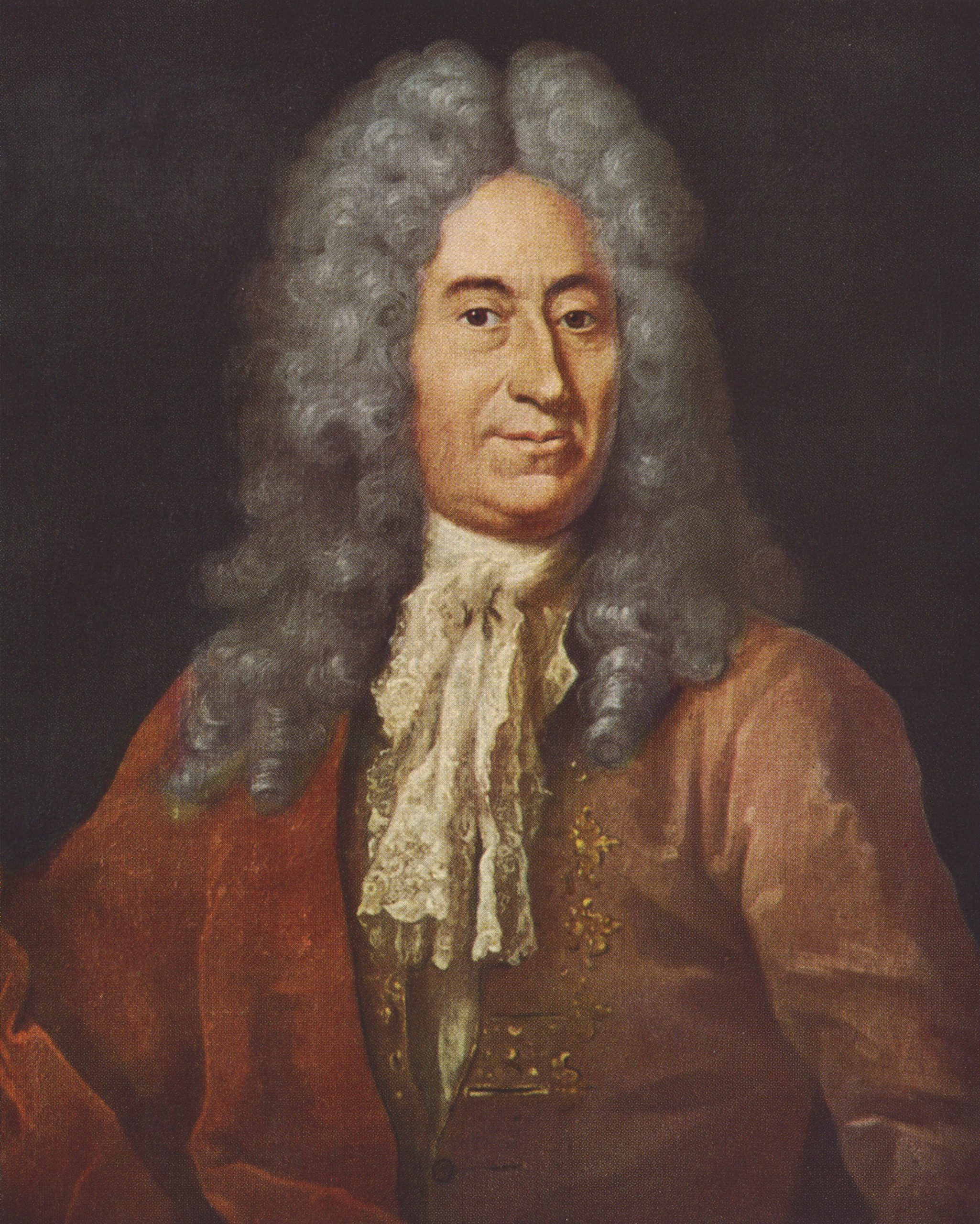 Portrait of Ole Rømer, who first showed the speed of light is finite in 1676