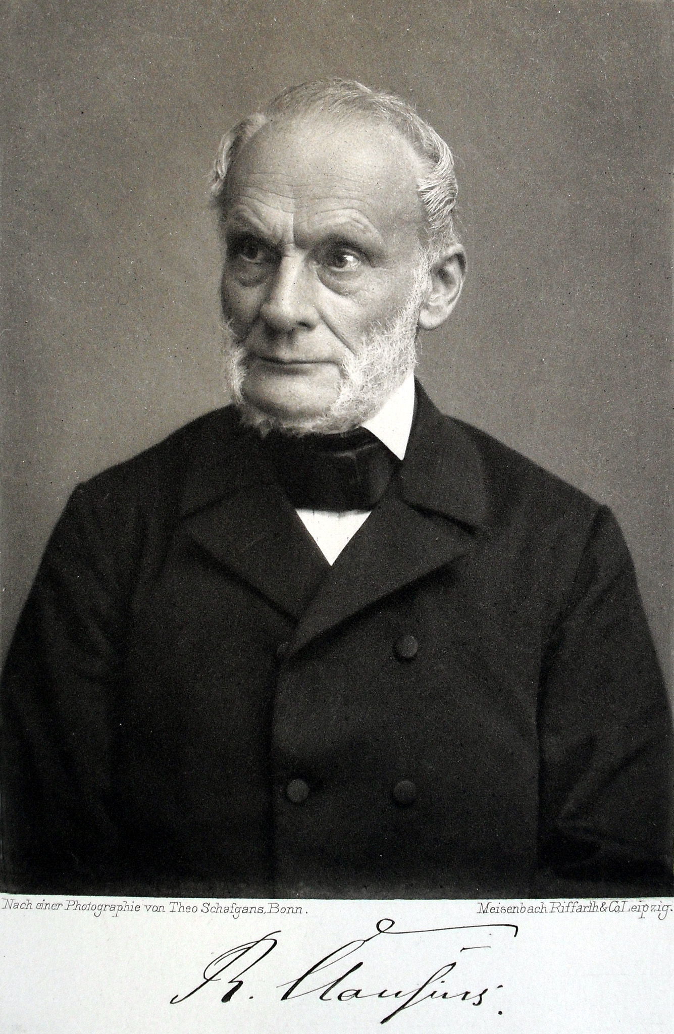 Rudolf Clausius, who named entropy and stated the second law of thermodynamics