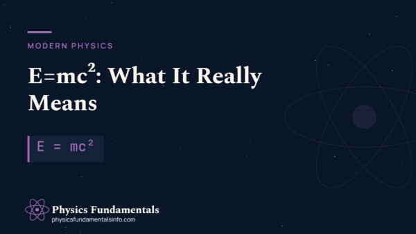 E=mc² Explained: What Einstein’s Formula Really Means