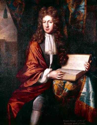 Portrait of Robert Boyle, who published Boyle's Law in 1662