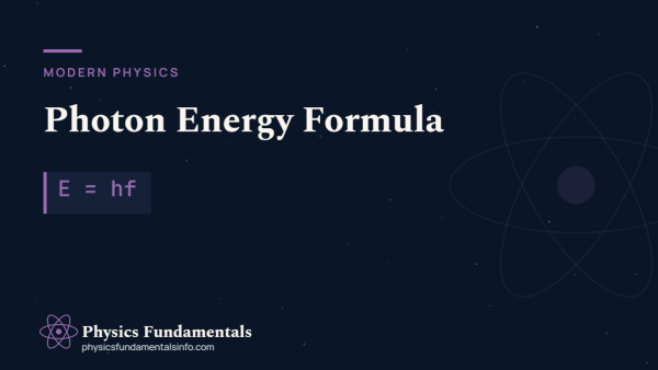 Photon Energy Formula (E = hf): Explained