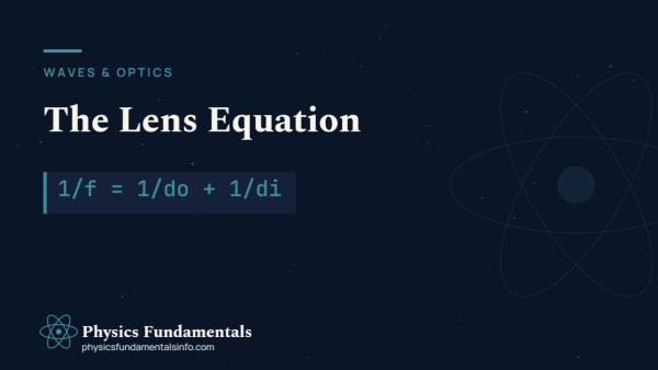 Lens Equation (1/f = 1/do + 1/di)