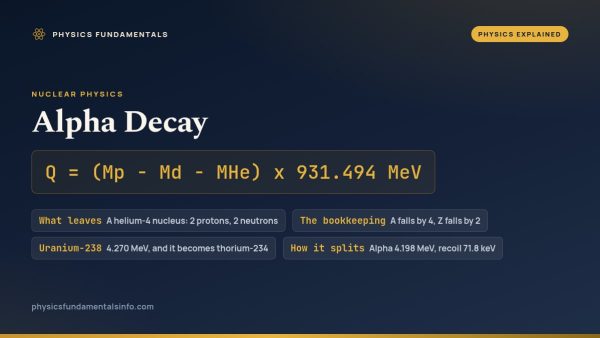 Alpha Decay Explained