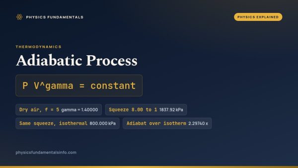 Adiabatic Process Explained